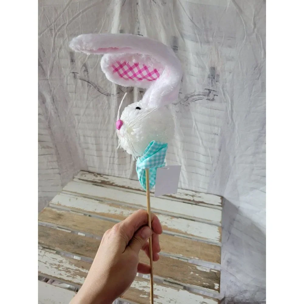 Easter rabbit head decor home stick shabby‎ chic new